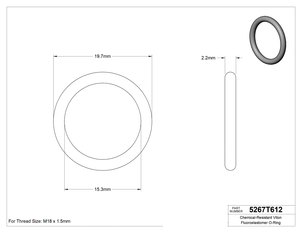 Technical drawing - 5267T611